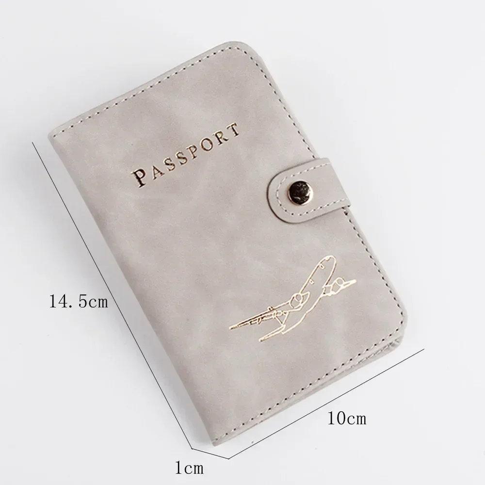 New Leather Waterproof Passport Cover with Card Holder for Men/Women Travel Credit Card Wallet Cute Passport Holder Case - Image 6