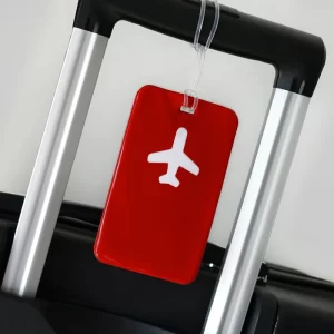 Fashion Travel Business Luggage Tag Suitcase Address Label Luggage Boarding Case Label Name ID Address Clip Travel Accessories